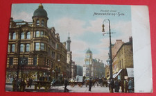 Old  Postcard BLACKETT STREET NEWCASTLE- ON- TYNE TYNE & WEAR
