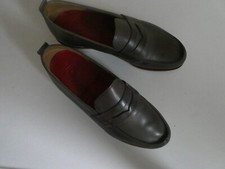 Grenson James 5187 Mens Dusky Dark Khaki Leather Loafer, Uk 9, RRP£250