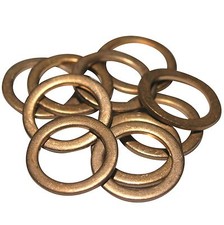 10 Copper Sump Washers. VW