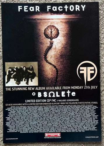 Fear factory obsolete 1998 - obsolete,