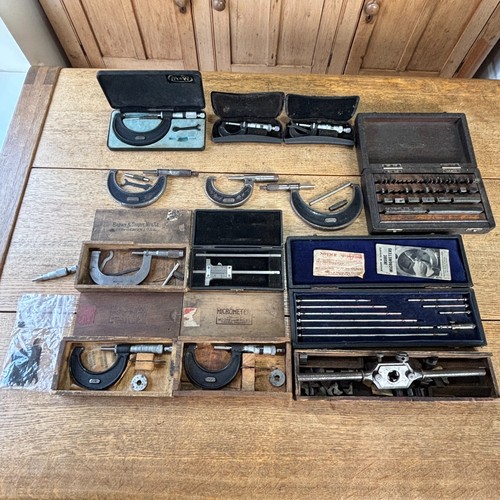 Vintage machinist tool job - vintage, lot