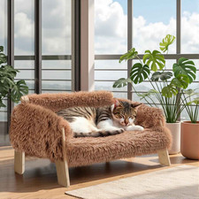 Large Cat Bed Sturdy Wooden