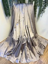 Taupe Grey Cotton Satin Heavy