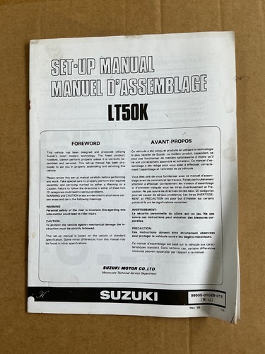 Nos genuine suzuki workshop - nos,