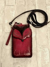 Leather Red Fox Tooled Leather