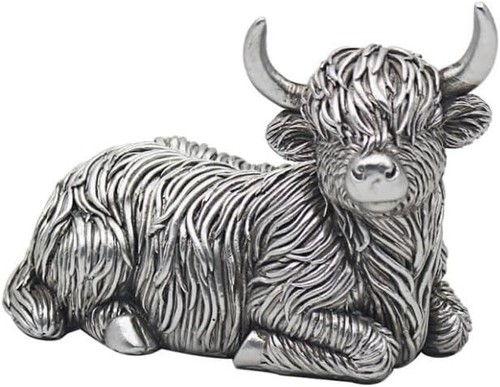 Silver art lying highland - art,