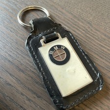 BMW Leather Chrome Key Ring/Fob Dealer Garage 3 4 5 6 7 8 M sport 