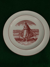 WEDGWOOD 10" COMMEMORATIVE PLATE by IVEYS ~ ROANOKE VOYAGES TO NORTH CAROLINA