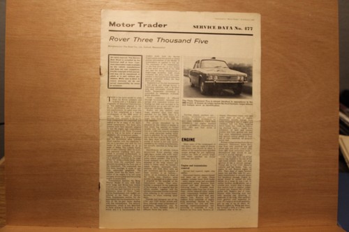 Original rover 3500 v8 - p6,
