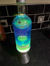 Custom made Vodka bottle lava
