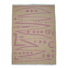 Handmade Silk Kilim Rug 4x6 ft