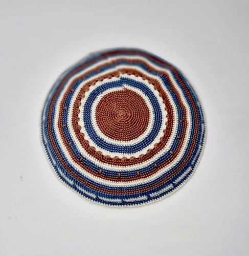 Knitted kippah kipah - knitted, kipa
