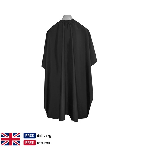 Salon barber cape - cape, black