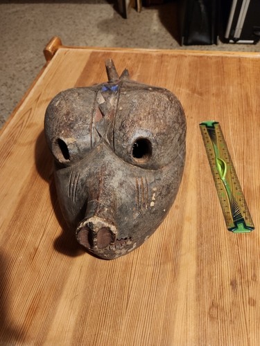 African mask remarkable length