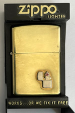 🔥 Vintage SOLID BRASS ZIPPO