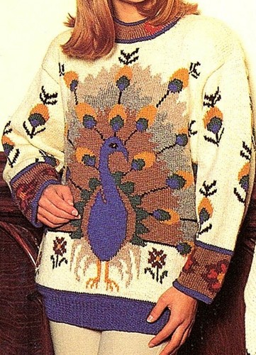 Sweater knitting pattern - , in