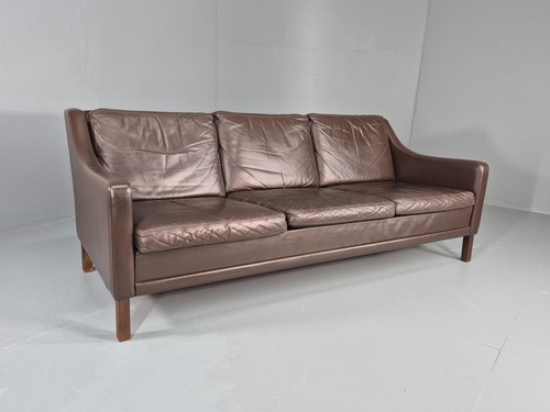 Vintage 1970s leather sofa - 1970s,