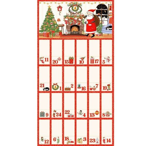 Makower fabrics jolly advent - fabrics,