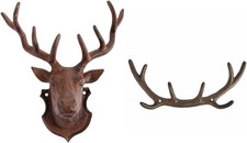 Rustic Cast Iron Stag Antler