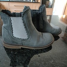 NEXT girls grey leather