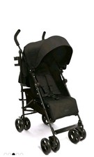 Mamas & Papas Cruise Buggy Stroller - Black - Lightweight - INCLUDES RAINCOVER