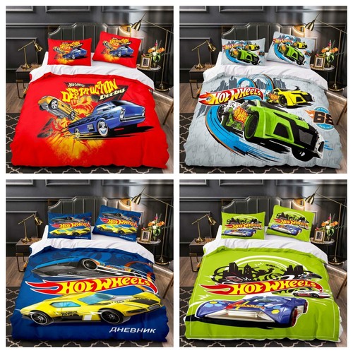 New boys hot wheels - hot, duvet