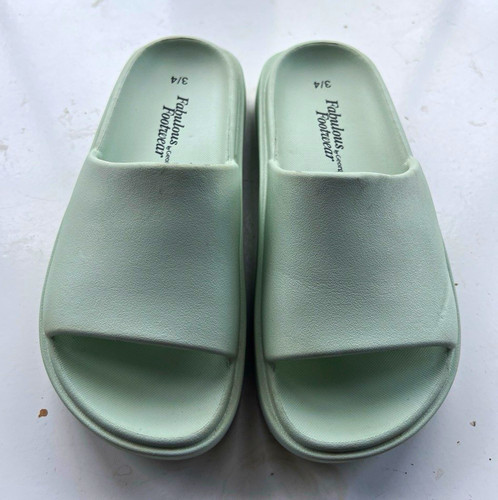 Fabulous footwear green slider - fabulous,