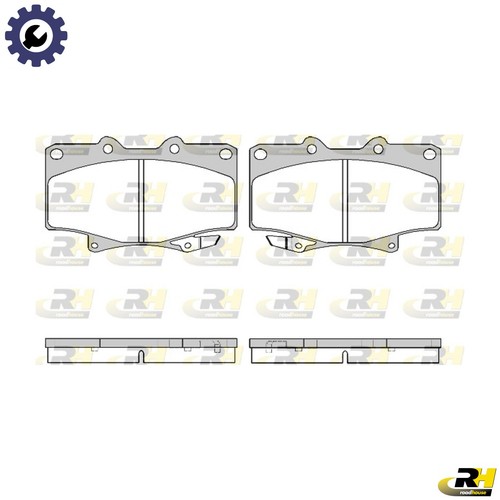 Brake pad set - set,