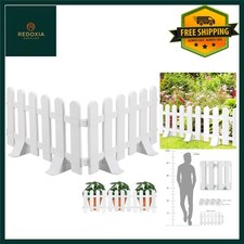 Charming White Picket Garden