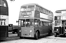 35mm BLACK & WHITE TROLLEYBUS NEGATIVE MANCHESTER CORPORATION BUT 9612T ONE 744