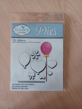 Party Balloons 8 die cutters Elizabeth Craft Designs 