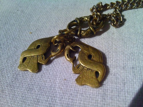 Brass viking odin - brass, ravens