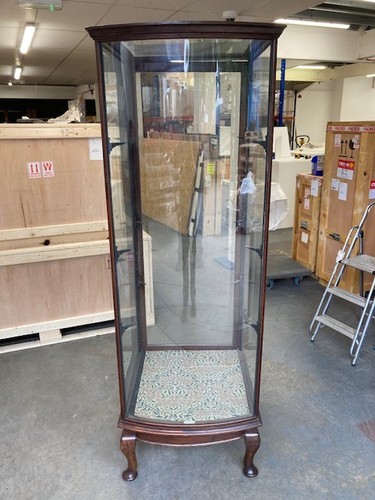 Large victorian glass bow - glass,