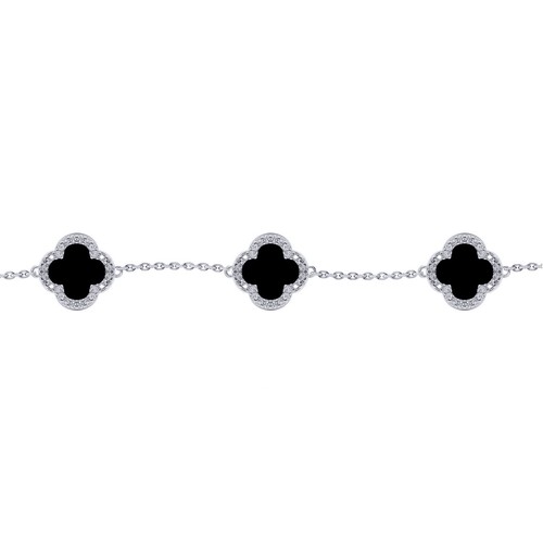 Silver jewelco london clover - silver,