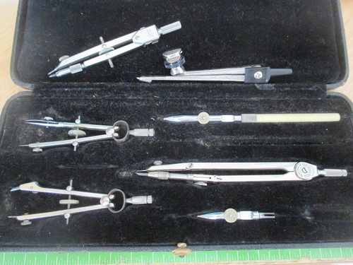 Vintage compasses dividers - compasses,,