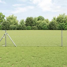 Chain Link Fence with Posts