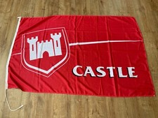 Original South Africa CASTLE LAGER  brewery memorabilia flag