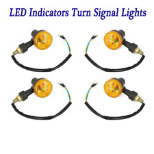 4X 6 VOLTS LED Indicators Turn Signal Amber Blinker Lights Universal Motorcycle 