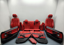 BMW 4 Series F36 Gran Coupe MSport Red Leather Interior Seats Door Cards Armrest