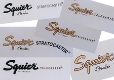 Waterslide Decals for Squier Guitars