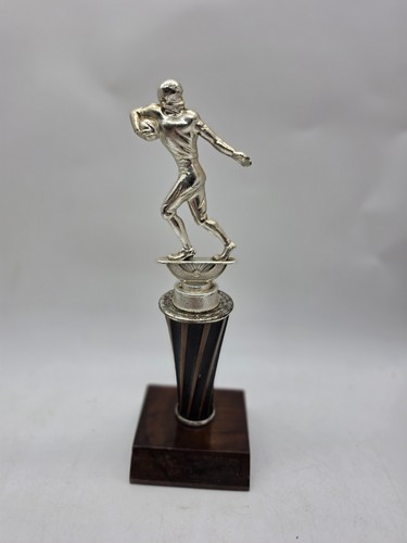 Vintage metal gold football - vintage,