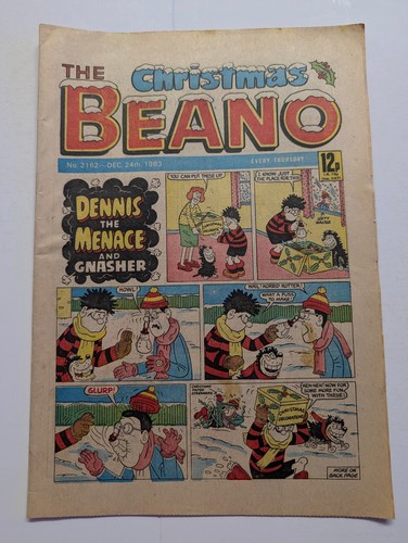 Beano comic 2162 december - beano, 2162,