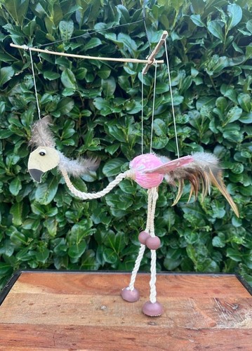 Retro flamingo marionette from - retro,
