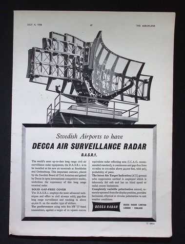 Original 1958 advert decca - advert,