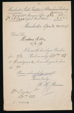 Original Railway Paperwork Item Manchester South Junction  Altrincham Rway Lot5