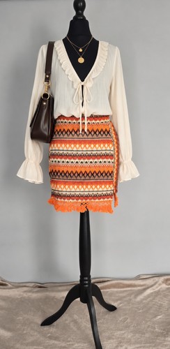 Shein orange aztec - shein,