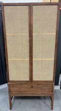 Swoon Raphia Acacia & Rattan Double Wardrobe, RRP1289