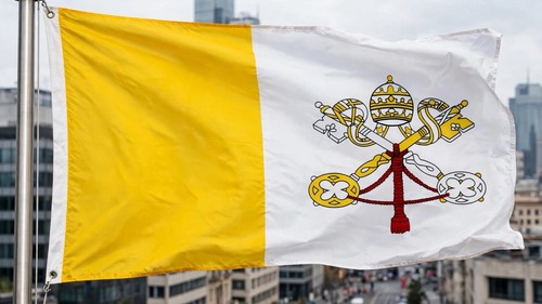 Vatican city flag 5x3 roman - flag,