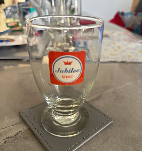 Jubilee stout pint beer glass - stout, pint/beer