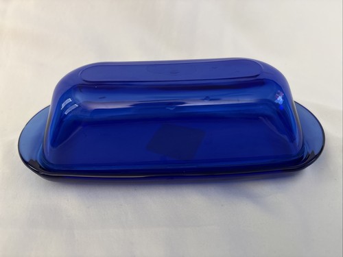 Vintage cobalt blue glass - cobalt,